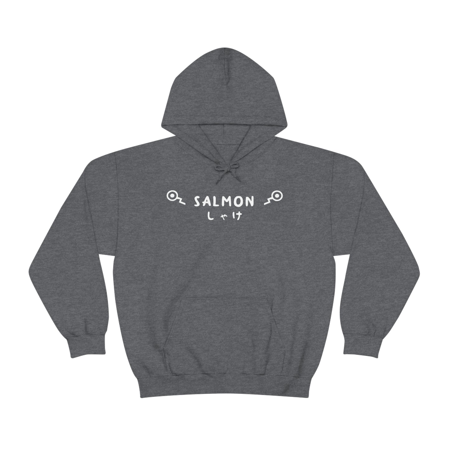 Salmon hoodie oversized Cursed Markings gift anime over sized cute kawaii