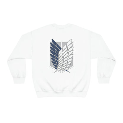 Wings of Freedom front and back Anime Manga Titan Sweatshirt Fan Gift Unisex