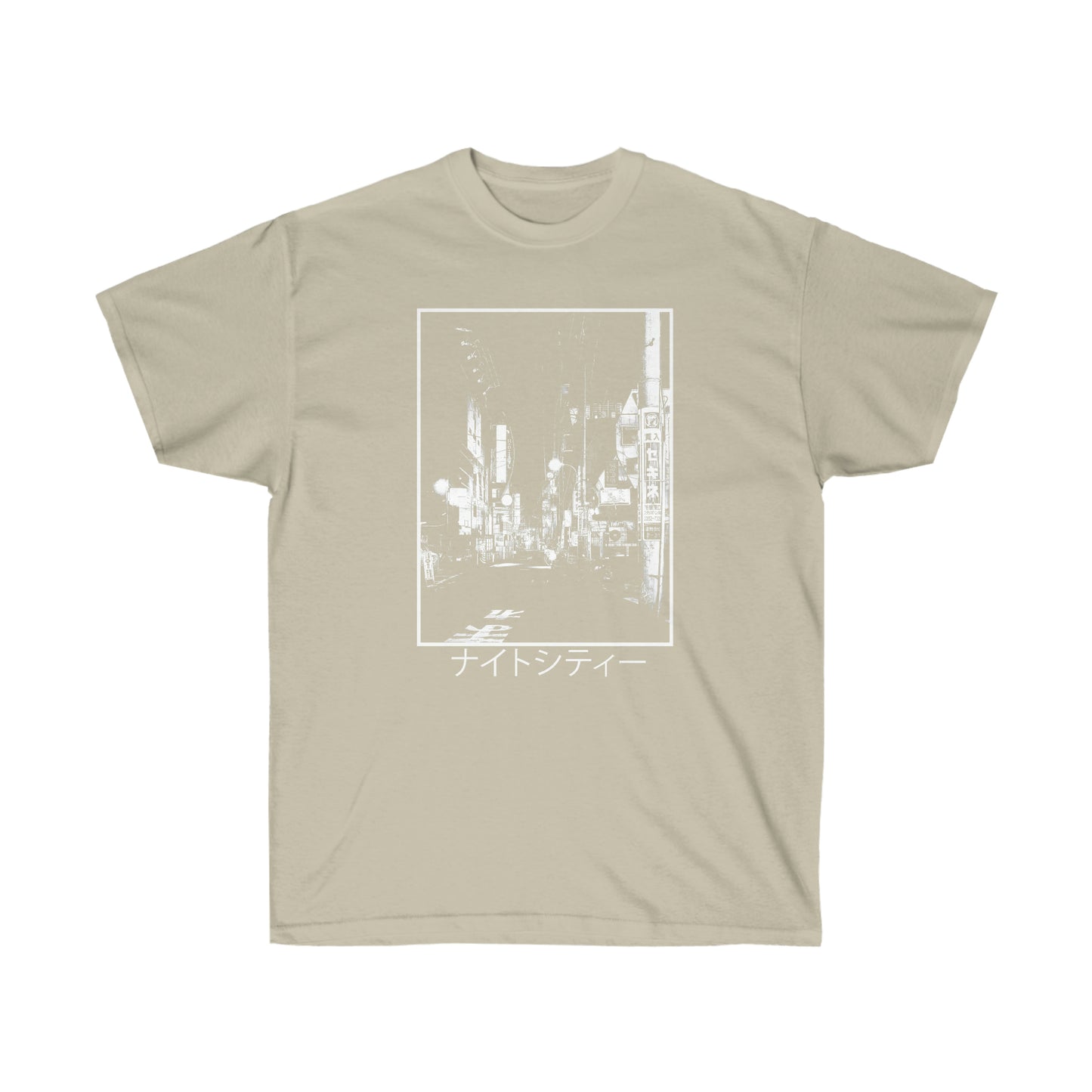 Endless Nights Edgy shirt Japanese Aesthetic Tshirt, Japan Streetwear, Tumblr Clothing, Grunge Clothes, Kanji Night Street Art , Anime Gift