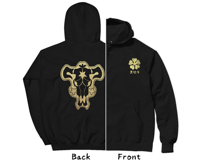 Black Bulls Squad Emblem Hoodie Clovers Sweatshirt Yamis Astas Magic Knights Team Anime Manga shirt Cosplay Otaku xl hoodies