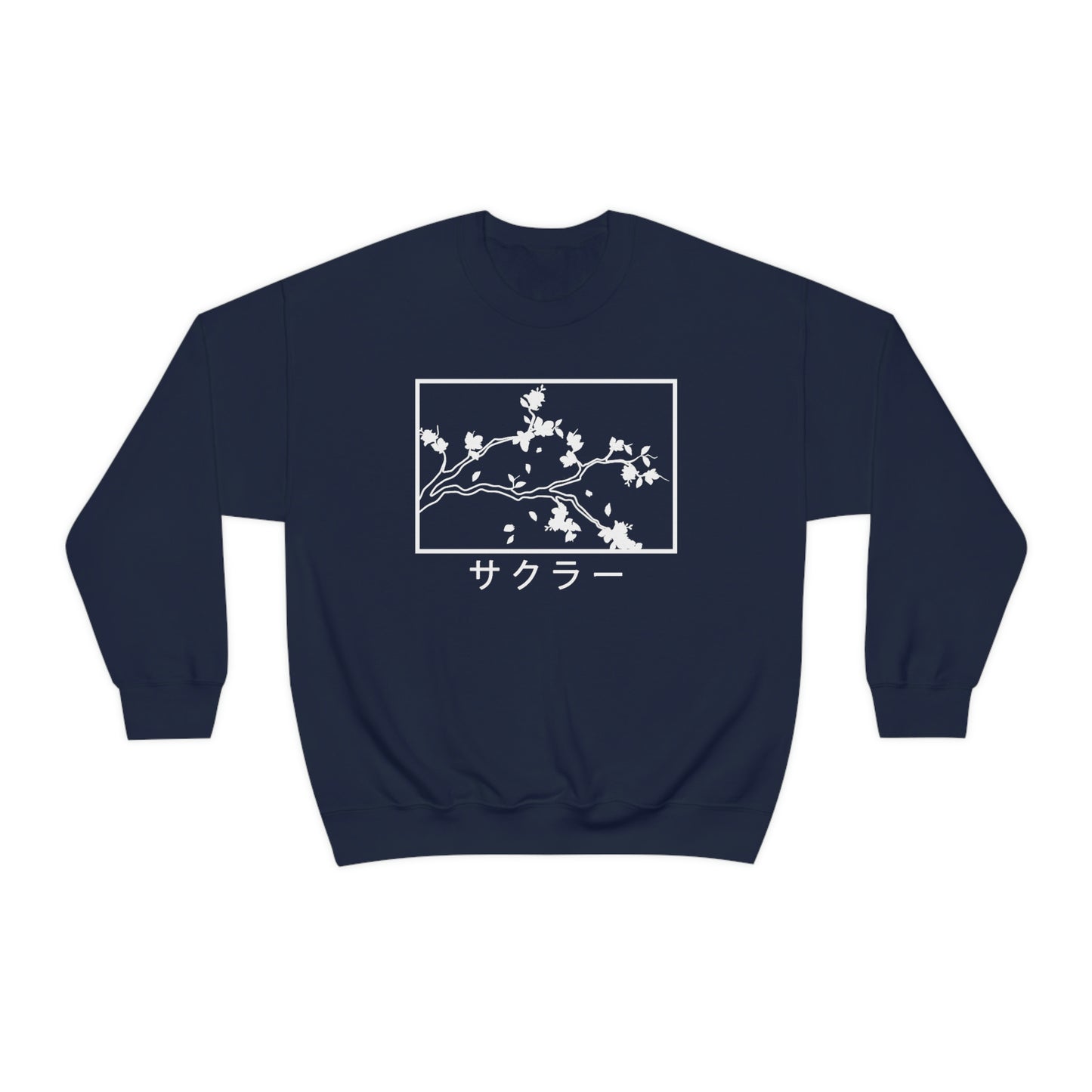 Sakura aesthetic Sweatshirt minimal minimalist Japan Sweater crewneck