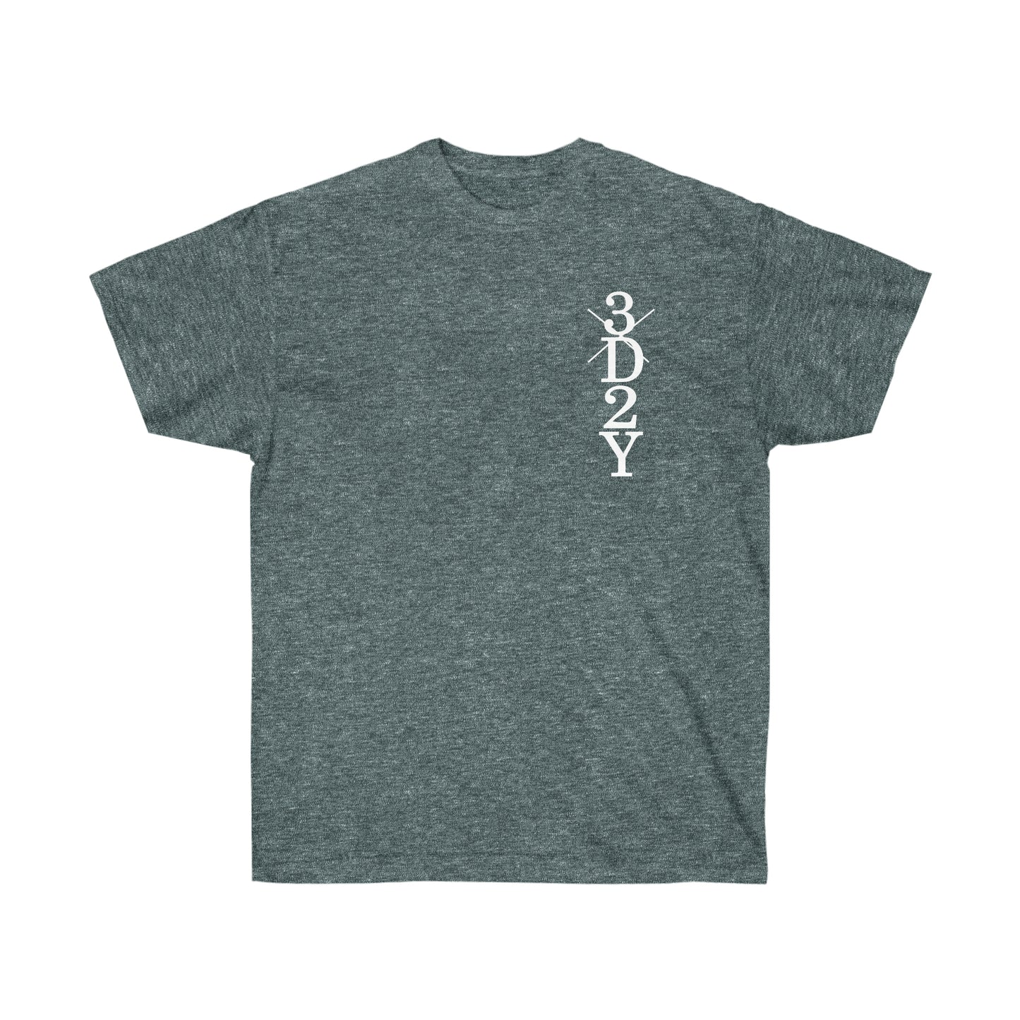 3D2Y shirt Classic 3 days 2 years T-Shirt black white
