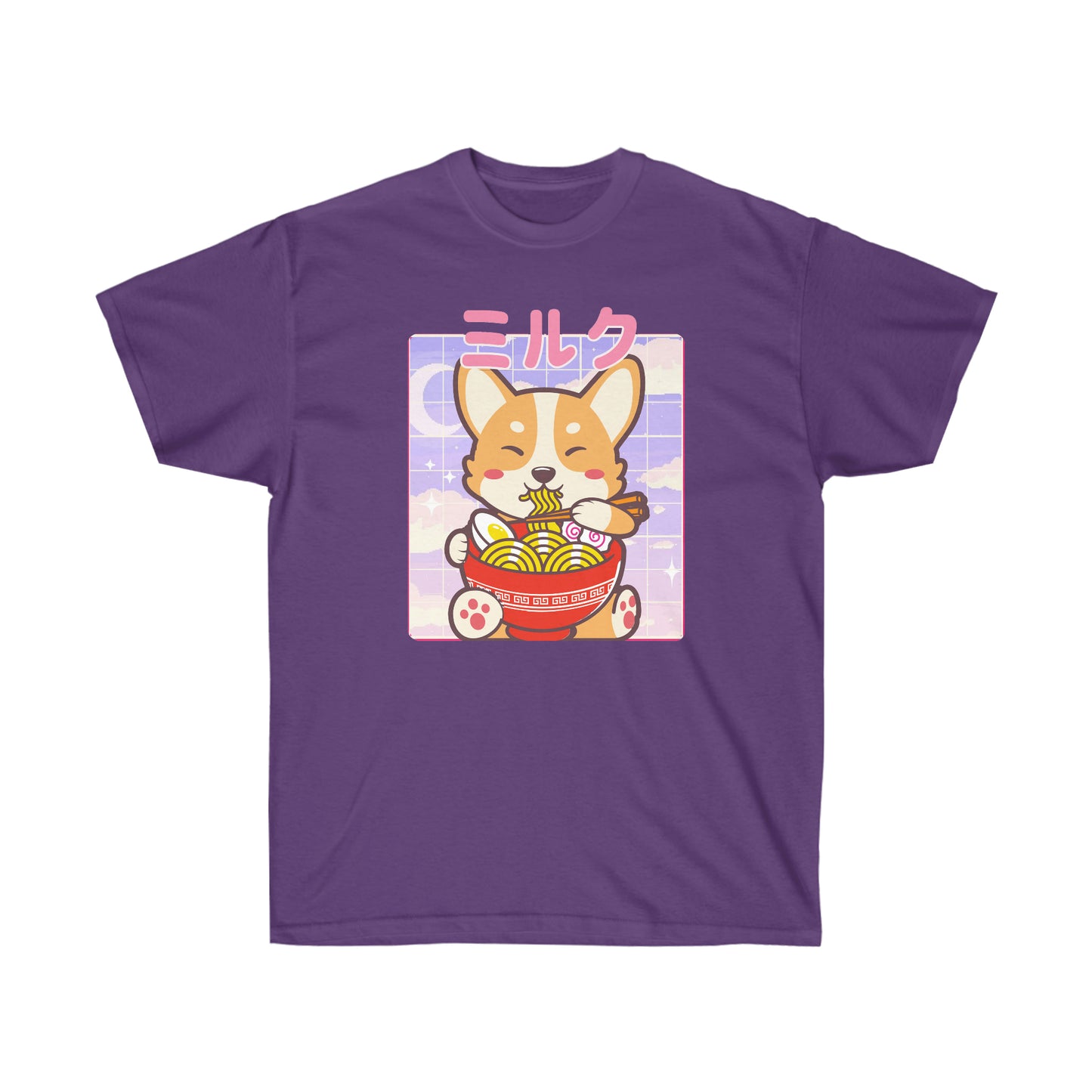 Shiba Inu shirt Ramen Cute Kawaii Boba Tea Cute Chibi Japanese Yume Kawaii Boba Tea Kawaii clothing T-shirt clothing pocket