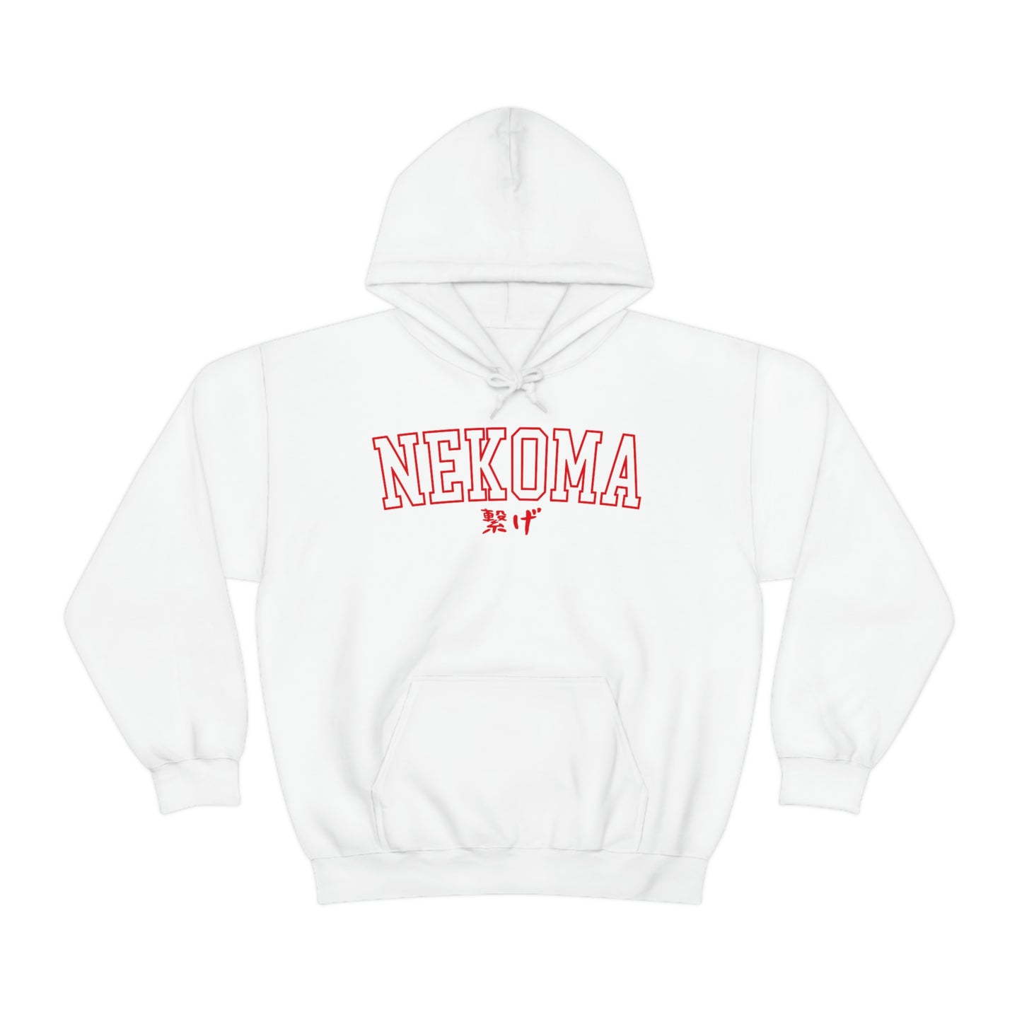 Haikyuus Nekomas Hoodie Kenmas cosplay Sweatshirt Anime Red Black slogan Cat