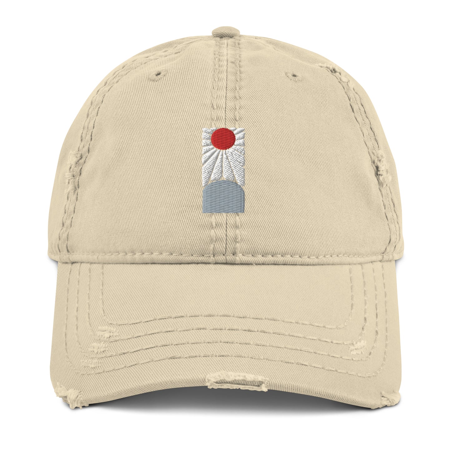 Hana fuda Anime Earrings Vintage Distressed Dad Hat
