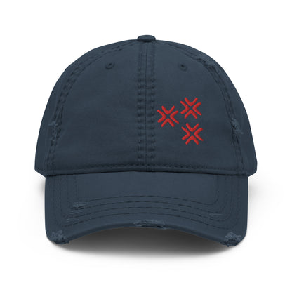 Pop vien hat Distressed Dad Hat