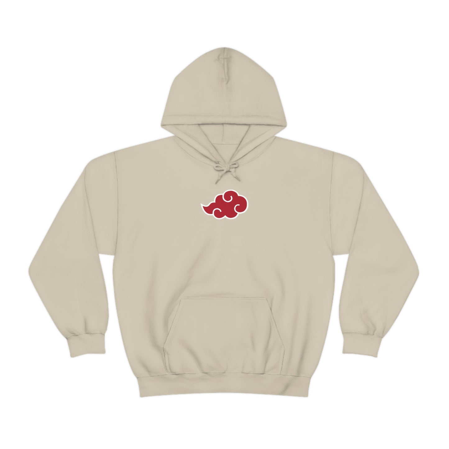 Red Cloud Front and back Japanese Hoodies Akatski Cloud Symbol Women Men Hoodie