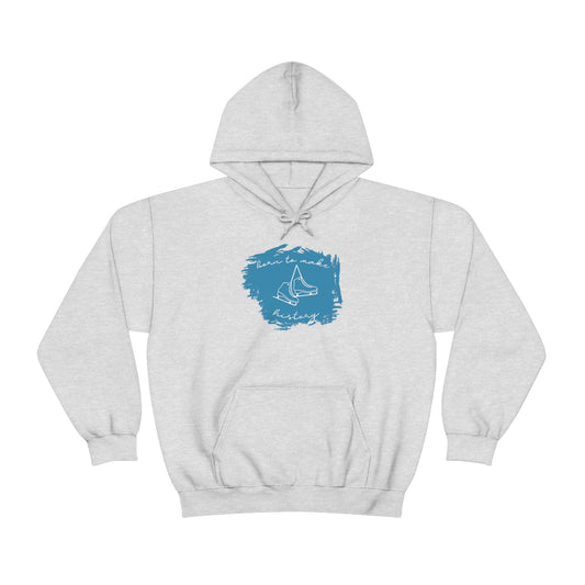 Born To Make History Hoodie Ice Skate Anime Sweater Jumper V2