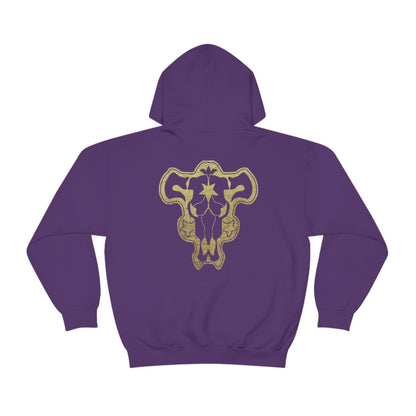 Black Bulls Squad Emblem Hoodie Clovers Sweatshirt Yamis Astas Magic Knights Team Anime Manga shirt Cosplay Otaku xl hoodies