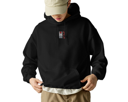 Hana fuda Hoodie Earring Sweatshirt Demon