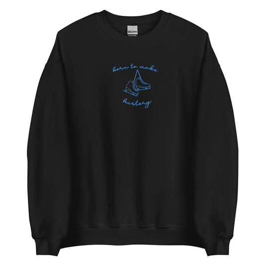 Born To Make History Sweatshirt Ice Skate Anime Sweater Jumper