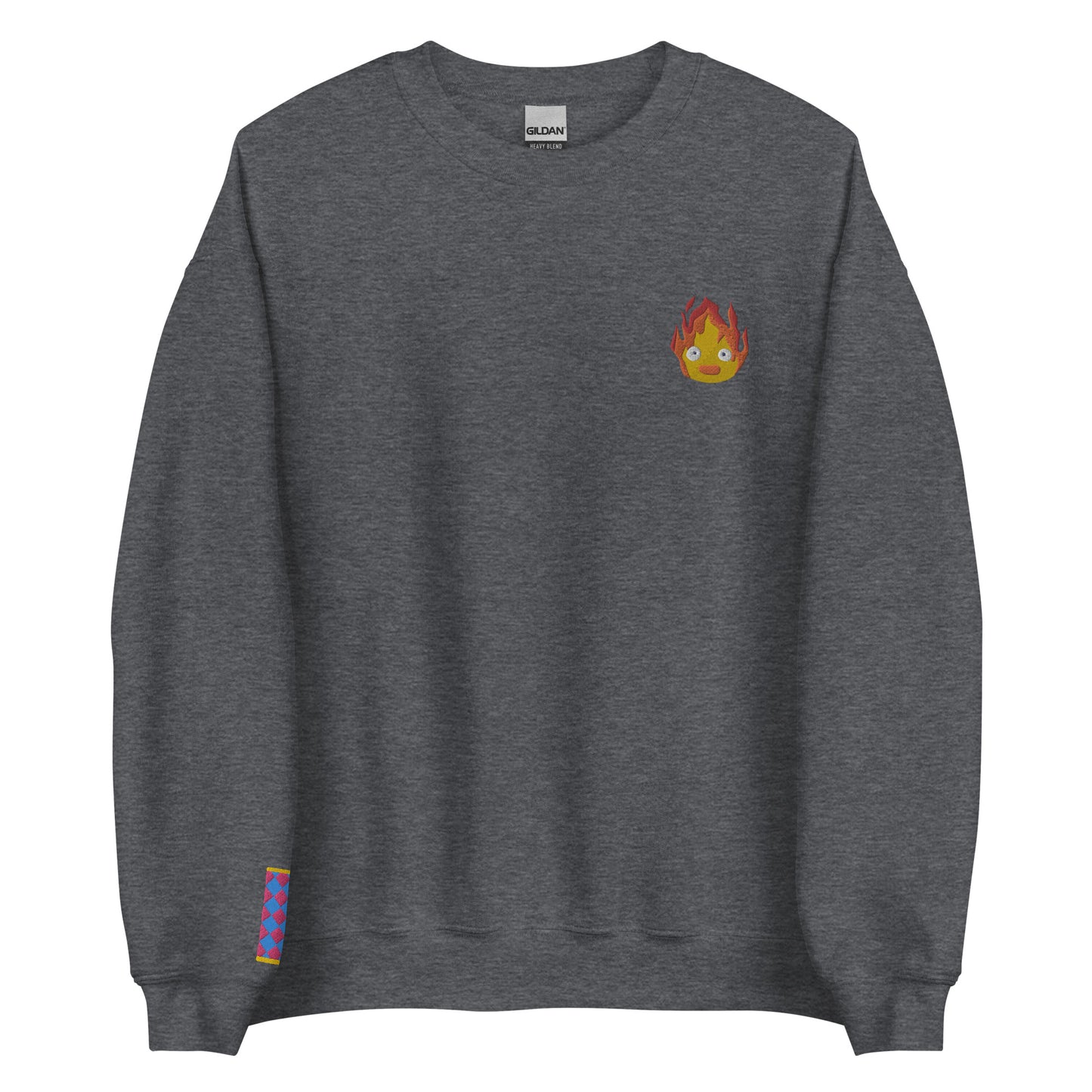 Howl Fire Sweatshirt crew neck sweater