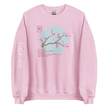 Cherry Blossom sweatshirt Japanese Cherry Blossoms Aesthetic Sakura Flower Harajuku Streetwear