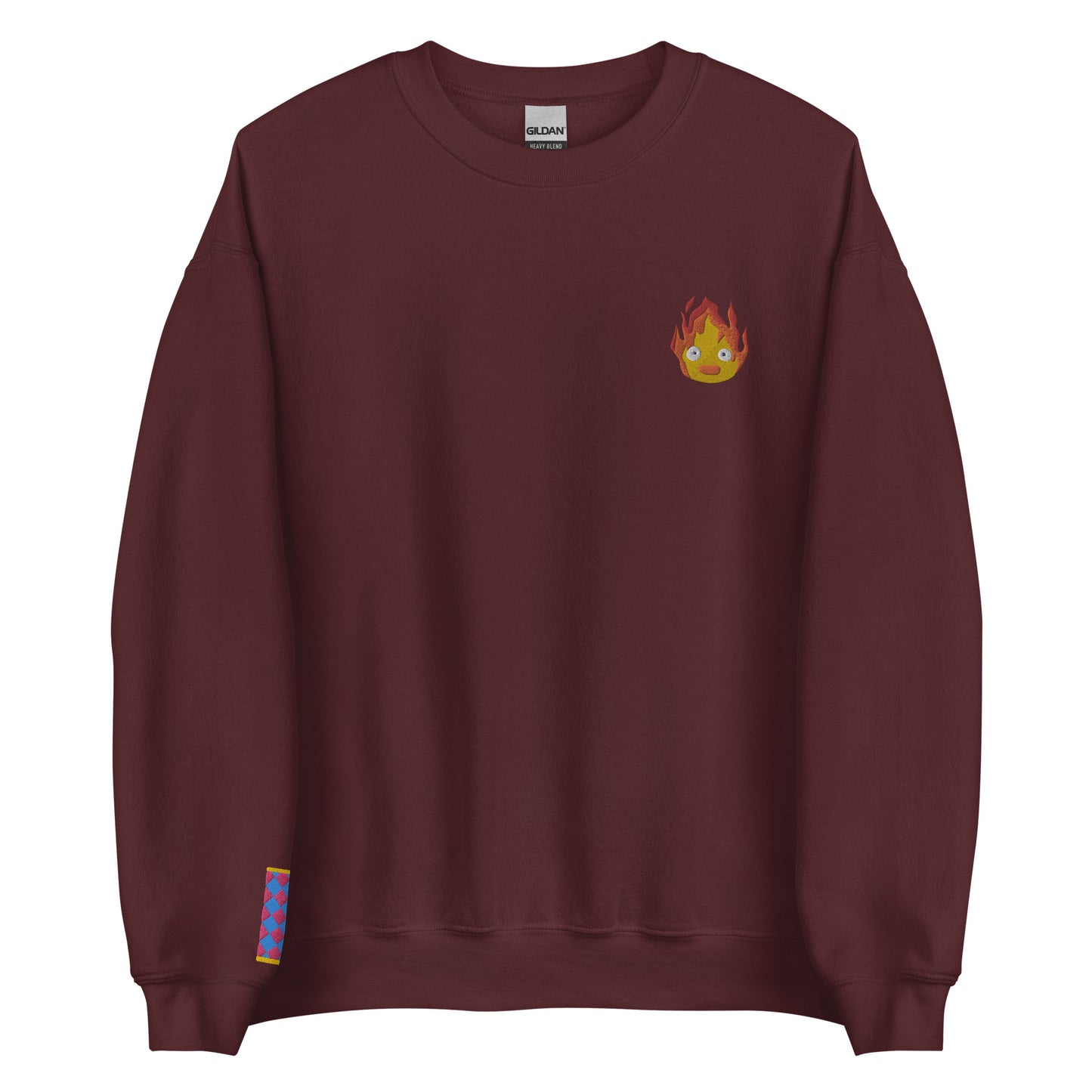 Howl Fire Sweatshirt crew neck sweater