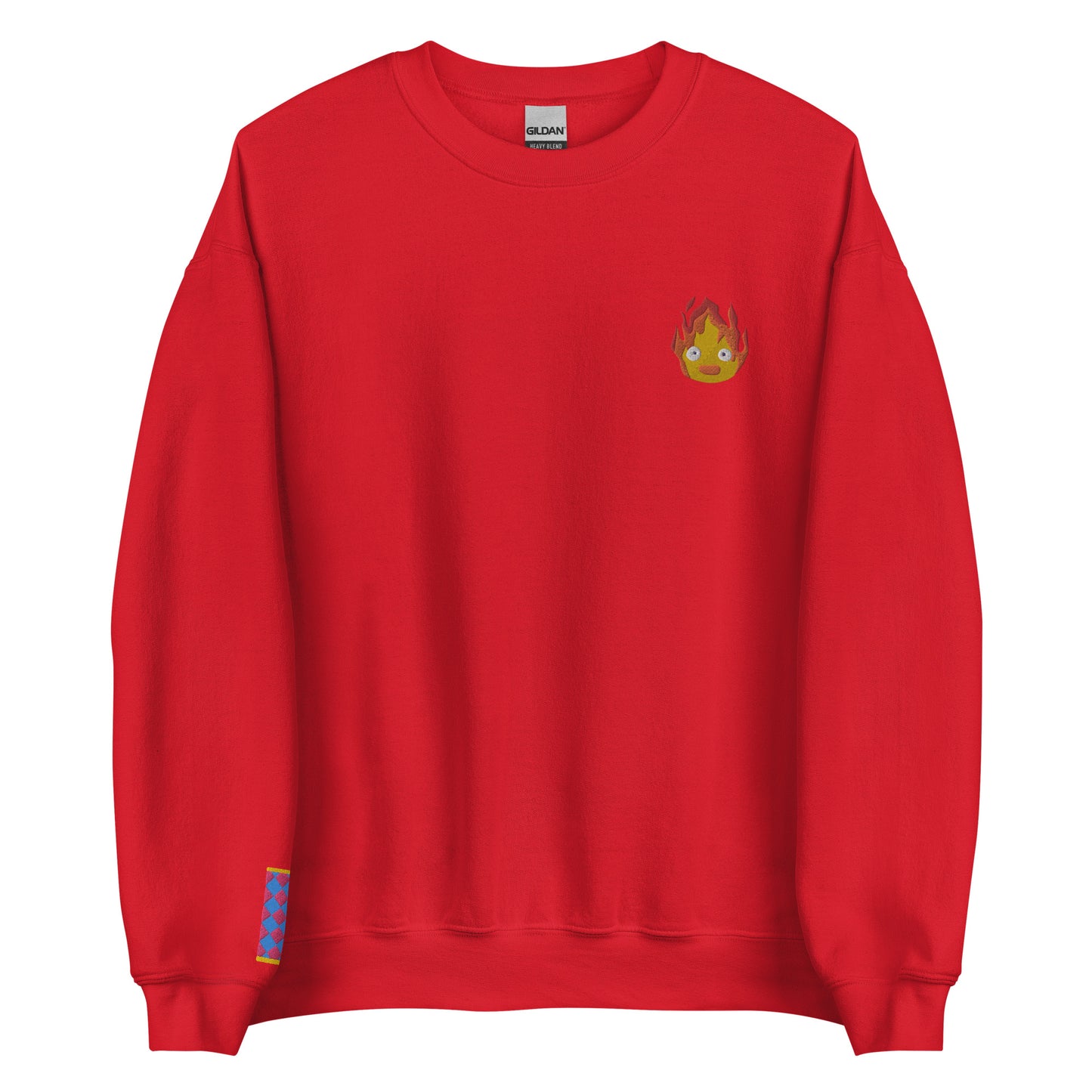 Howl Fire Sweatshirt crew neck sweater
