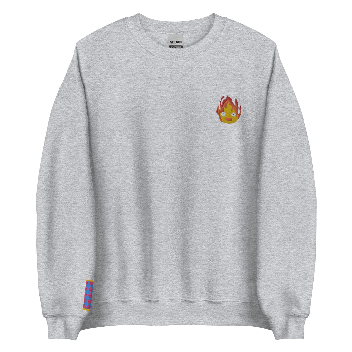 Howl Fire Sweatshirt crew neck sweater