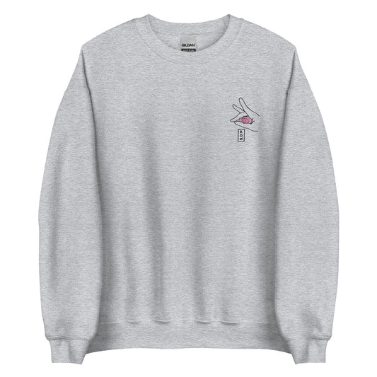 Kon fox pocket embroidered Sweatshirt