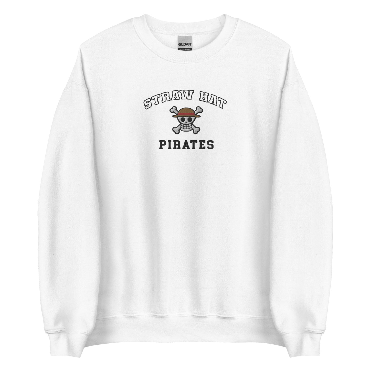 Straw hats Sweatshirt Pirates Anime Embroidered Sweater