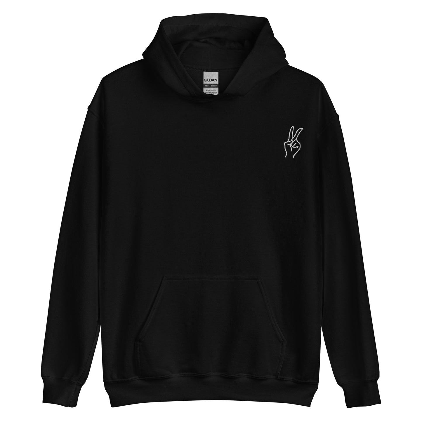 Embroidery Peace Hoodie Hand Anime Hooded Kpop Korean Love embroidered