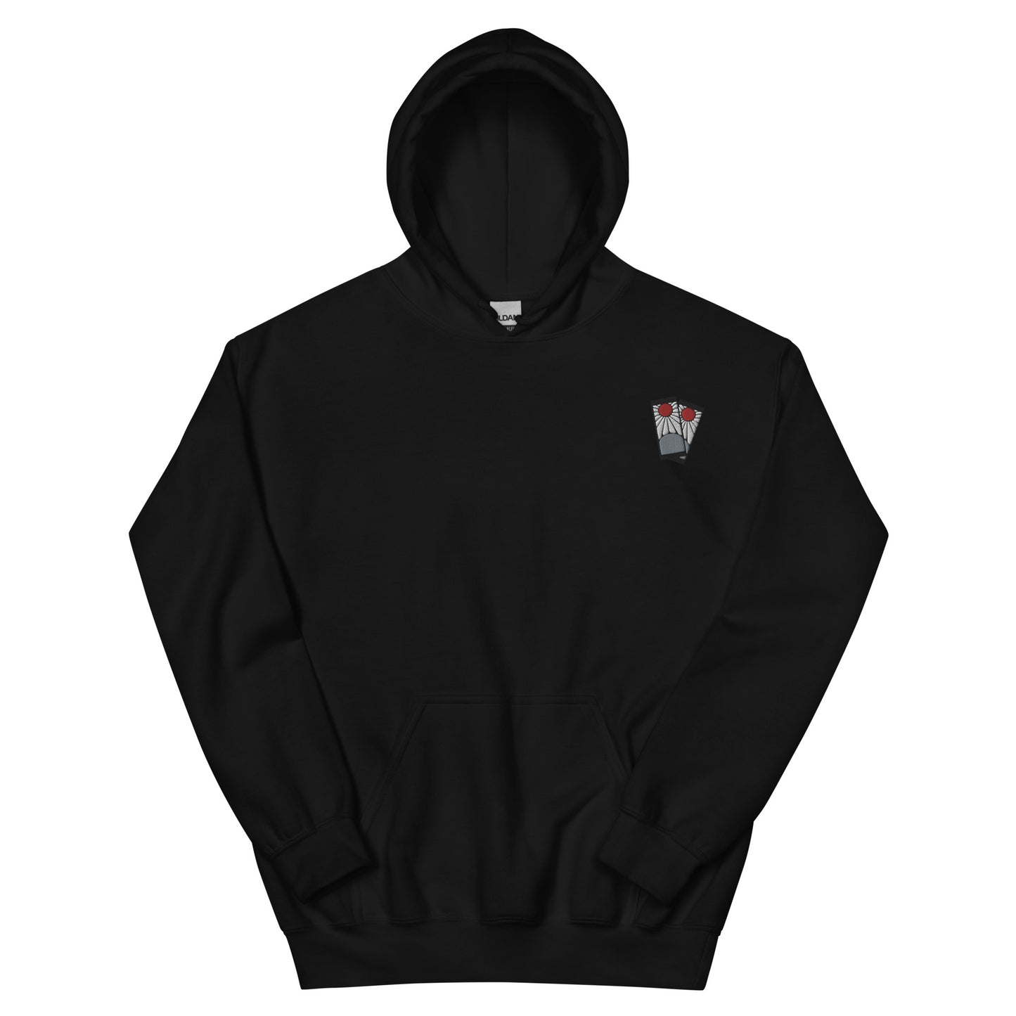 Hana fuda Demon Hoodie Earrings embroidered