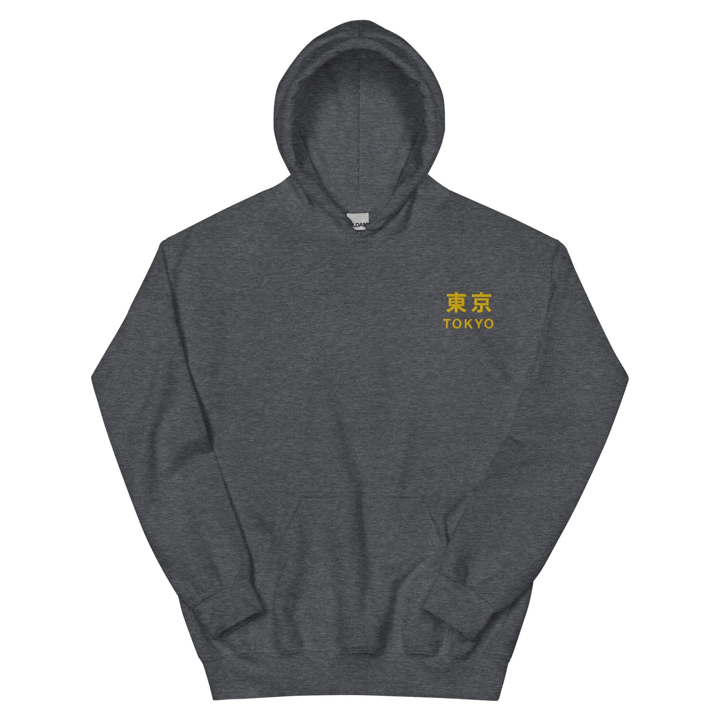 Tokyo Embroidery Hoodie Unisex JDM Drifting Cars Gold Embroidered