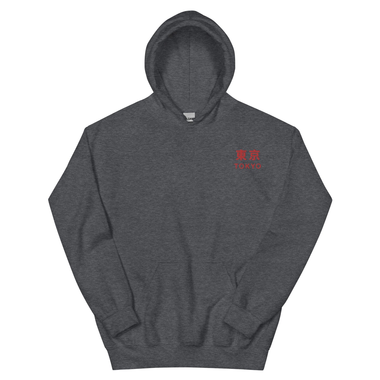 Tokyo Embroidery Hoodie Unisex JDM Drifting Cars Red Embroidered