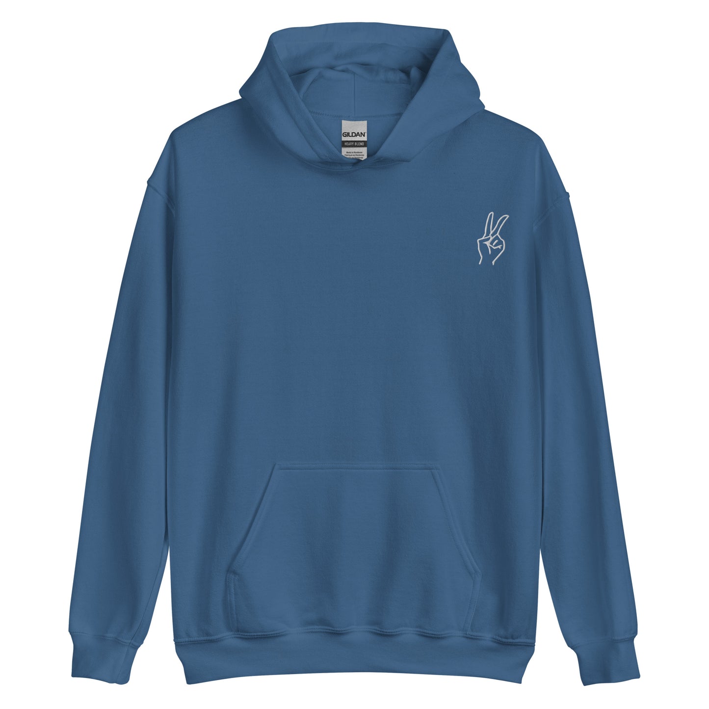 Embroidery Peace Hoodie Hand Anime Hooded Kpop Korean Love embroidered