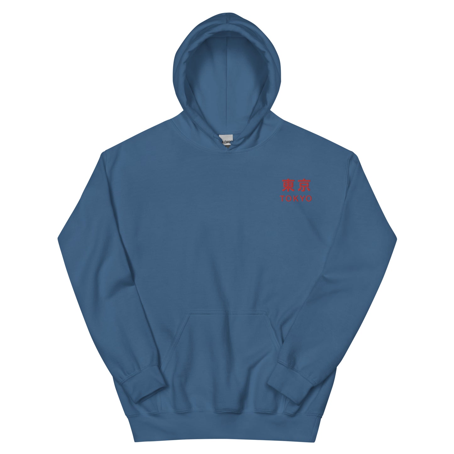 Tokyo Embroidery Hoodie Unisex JDM Drifting Cars Red Embroidered