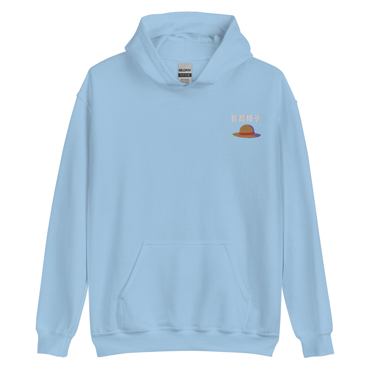 Straw hats Minimal Embroidered Hoodie Pirates Anime embroidery