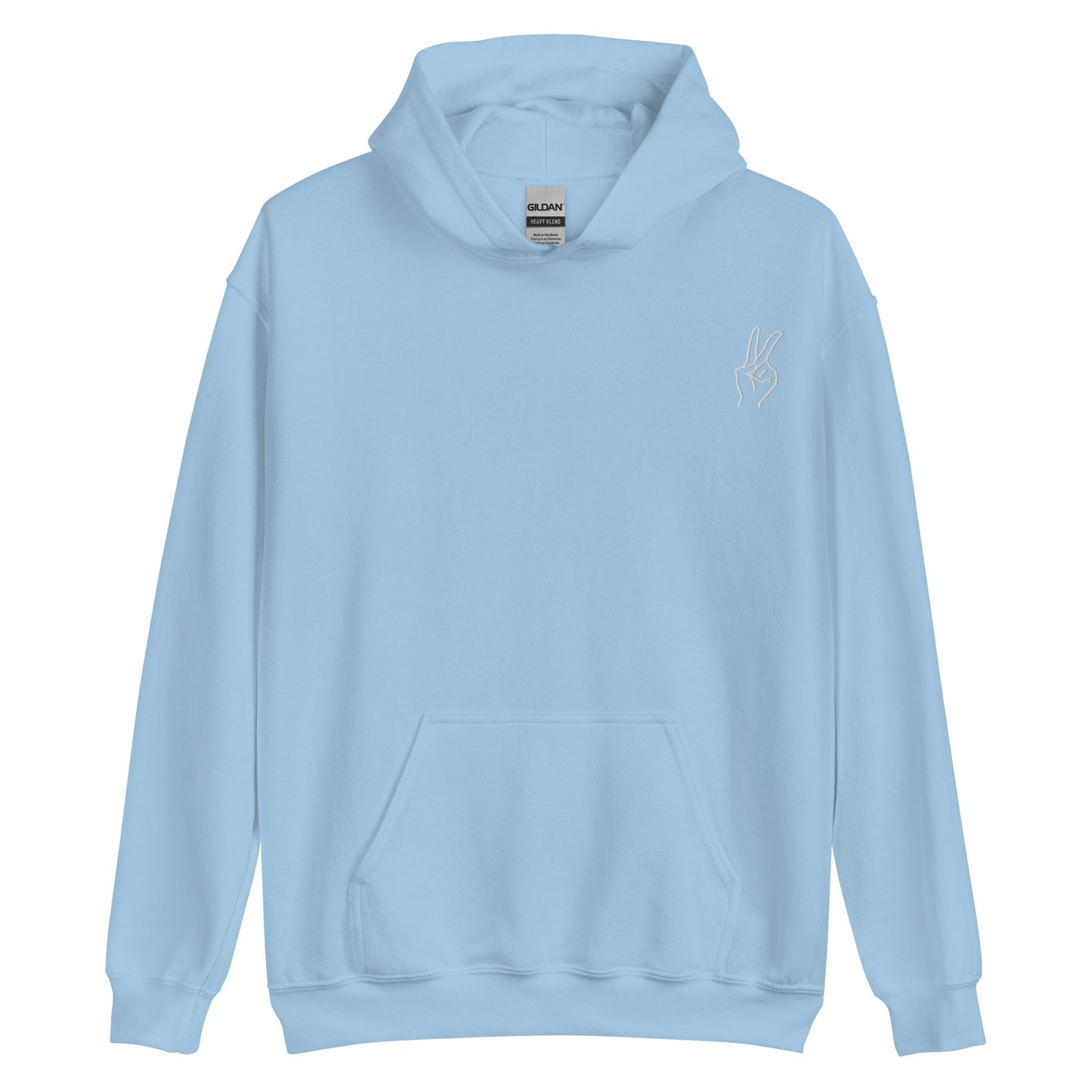 Embroidery Peace Hoodie Hand Anime Hooded Kpop Korean Love embroidered