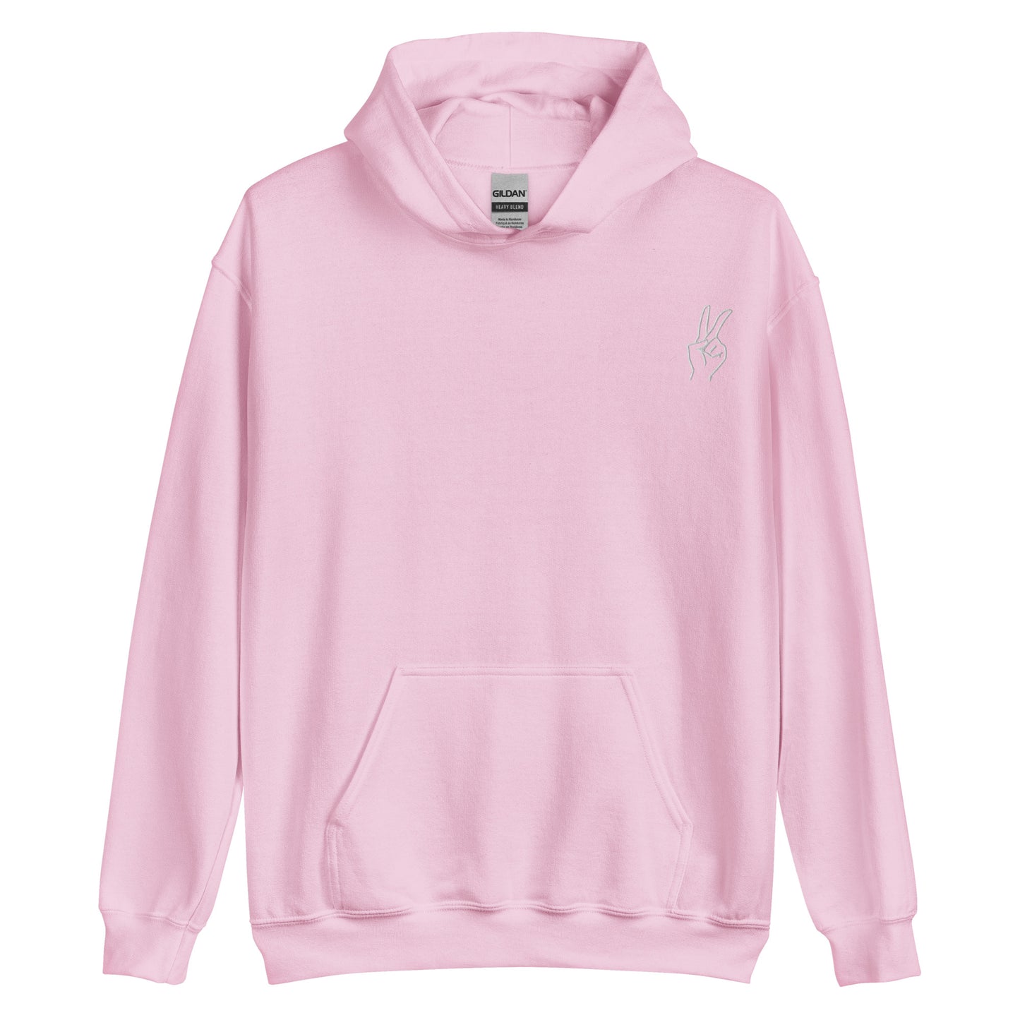 Embroidery Peace Hoodie Hand Anime Hooded Kpop Korean Love embroidered