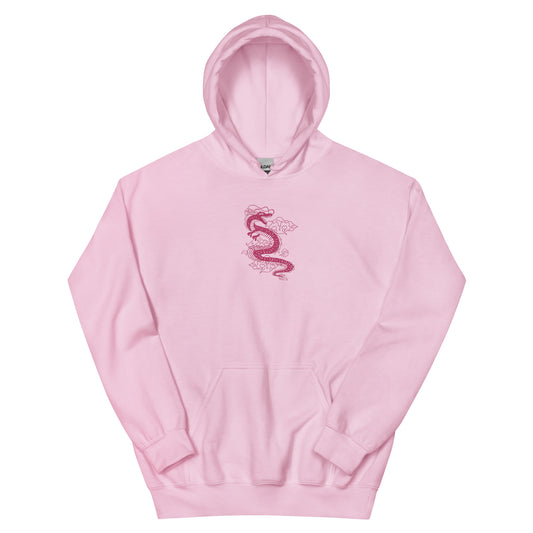 Pink Dragon hoodie Japanese Aesthetic Tattoo Art Kawaii