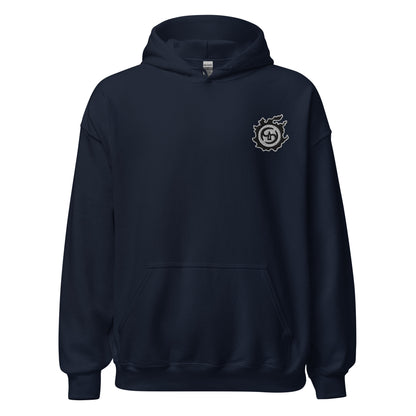 FF XIV SAM Job Icon Embroidered Beanie Embroidered Unisex Hoodie