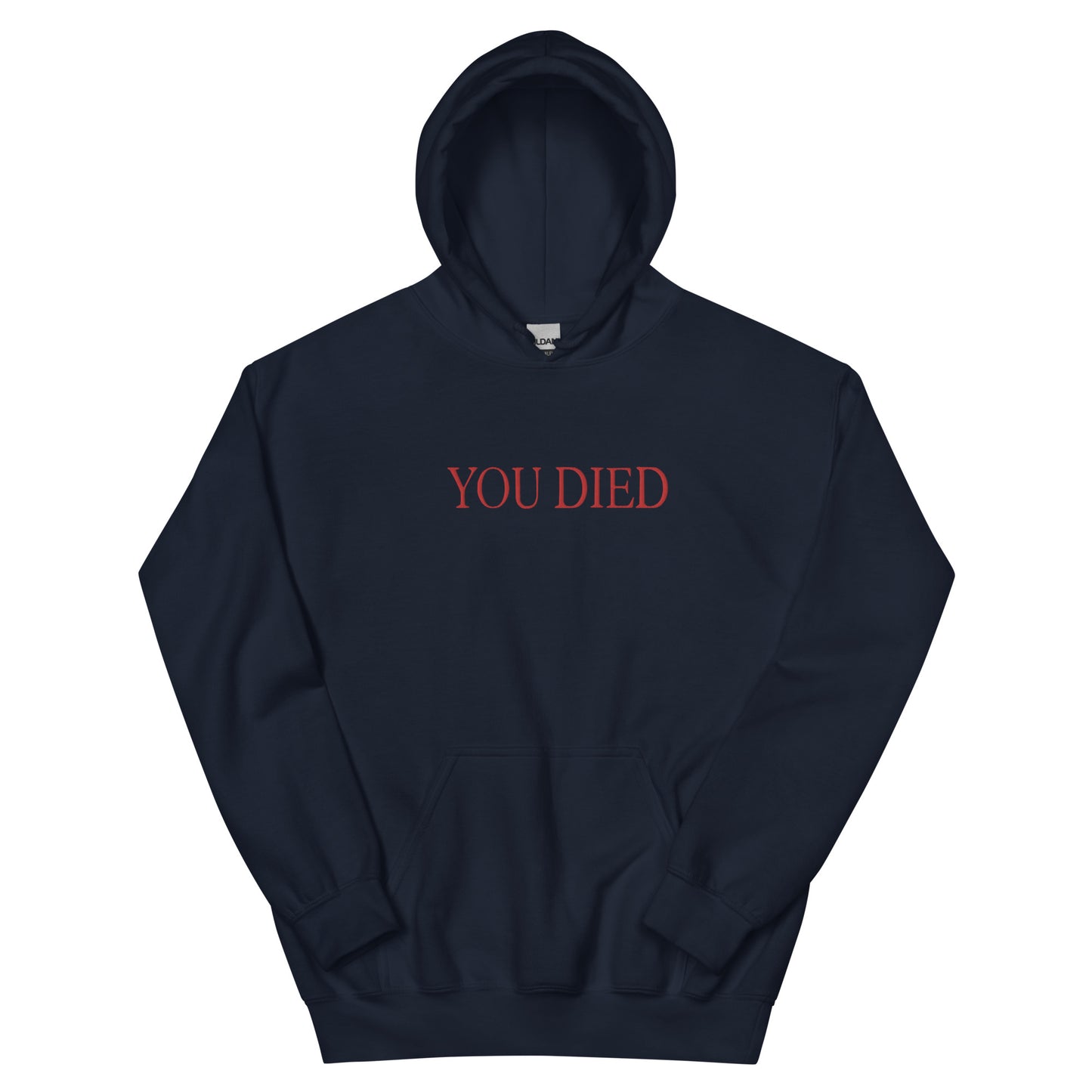 You died Hoodie Embroidered