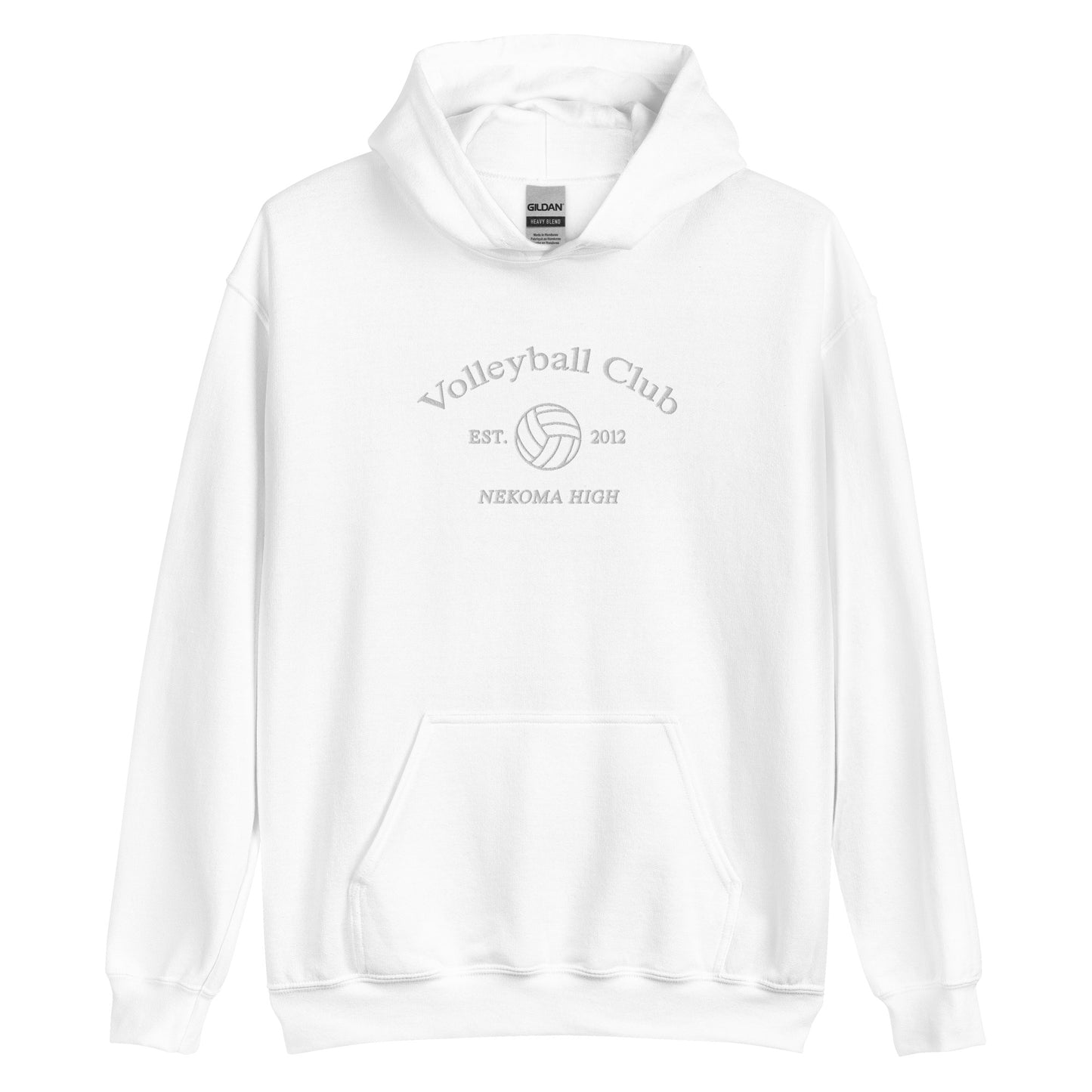 Nekomas Volleyball Club Hoodie Kenmas Cosplay Sports Embroidered Subtle Anime Merch embroidered